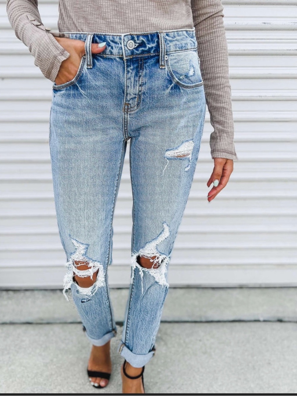 Eunina Frankie mid-rise worn once